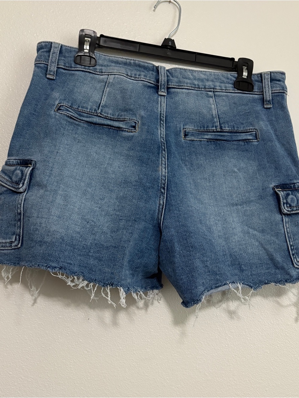 VERVET Bonuses Rebecca High Rise Cargo Shorts Size XL Distressed Boutique - Picture 5 of 6